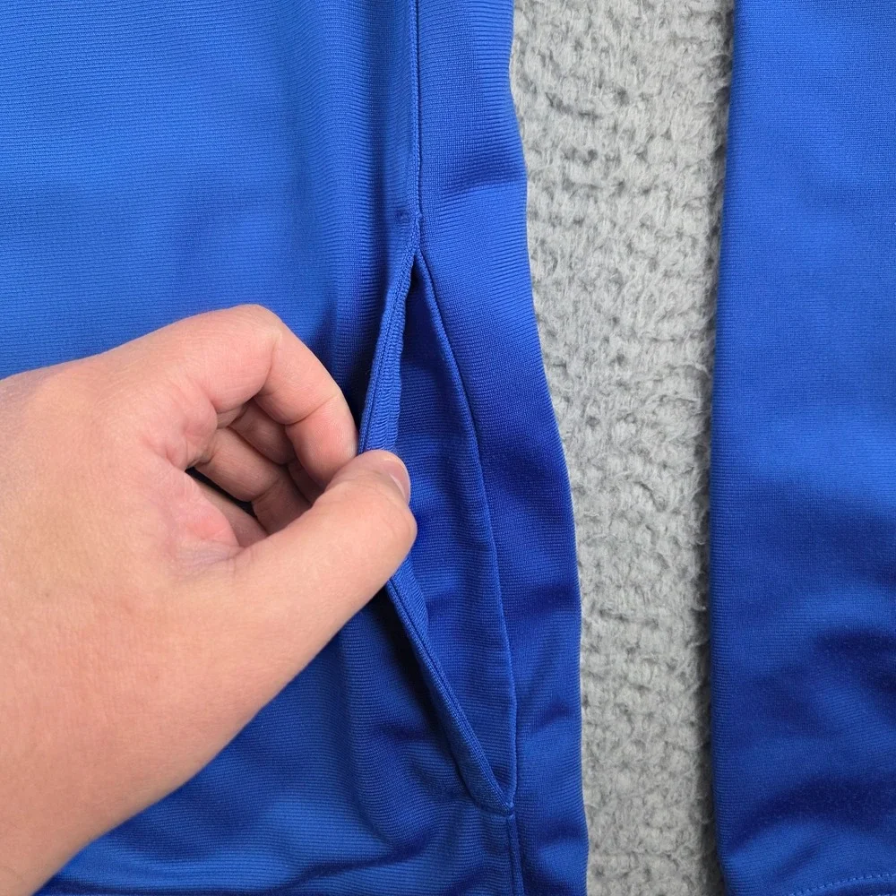 Bank of America Chicago Marathon Track‎ Jacket Mens Small Blue Full Zip